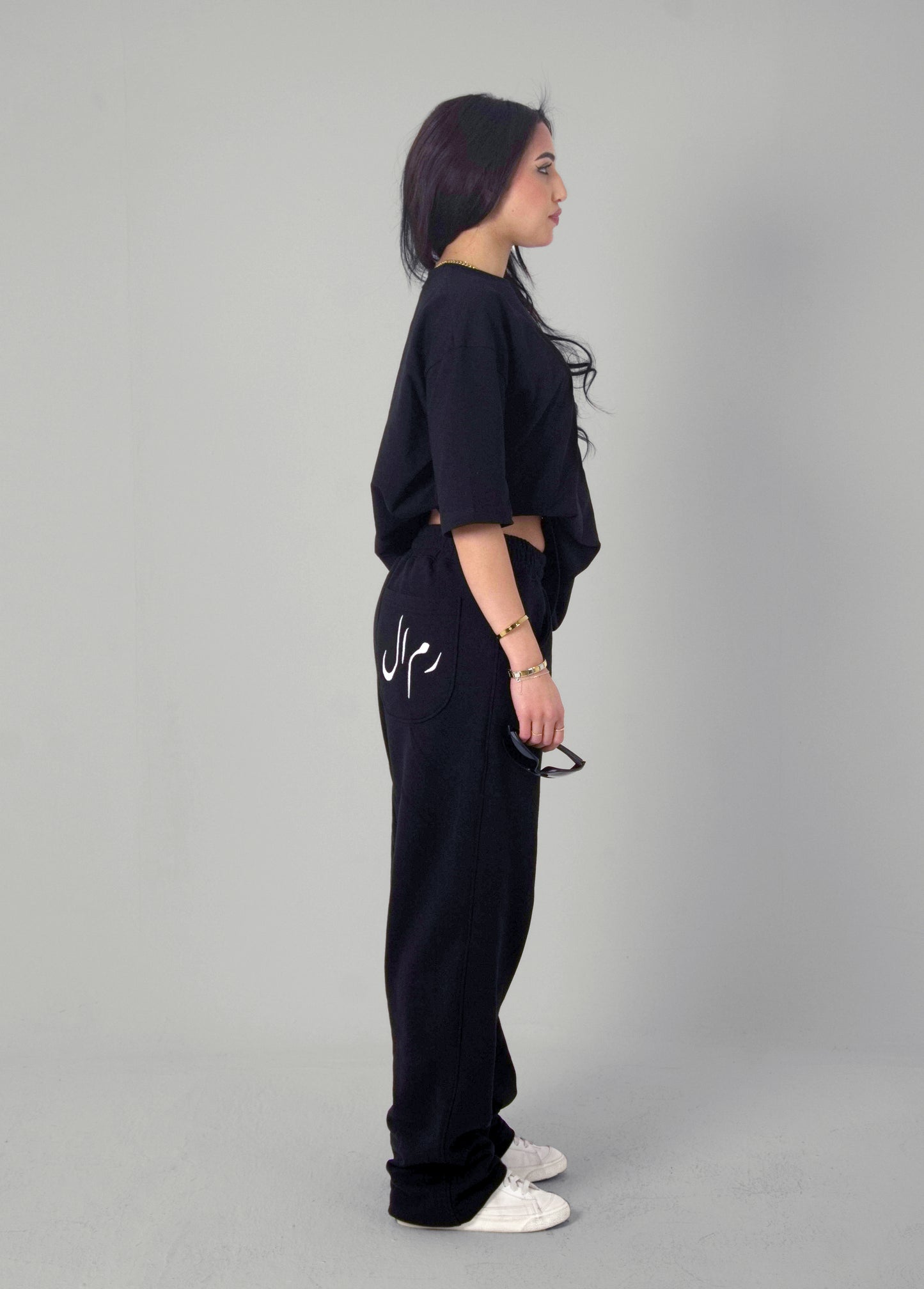 BLACK RIMAL SWEATPANTS